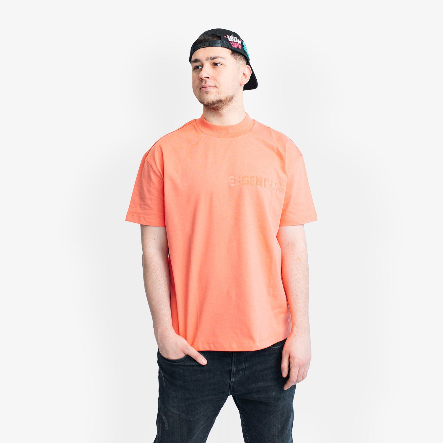 Tricou Essentials Fear of God "Coral"