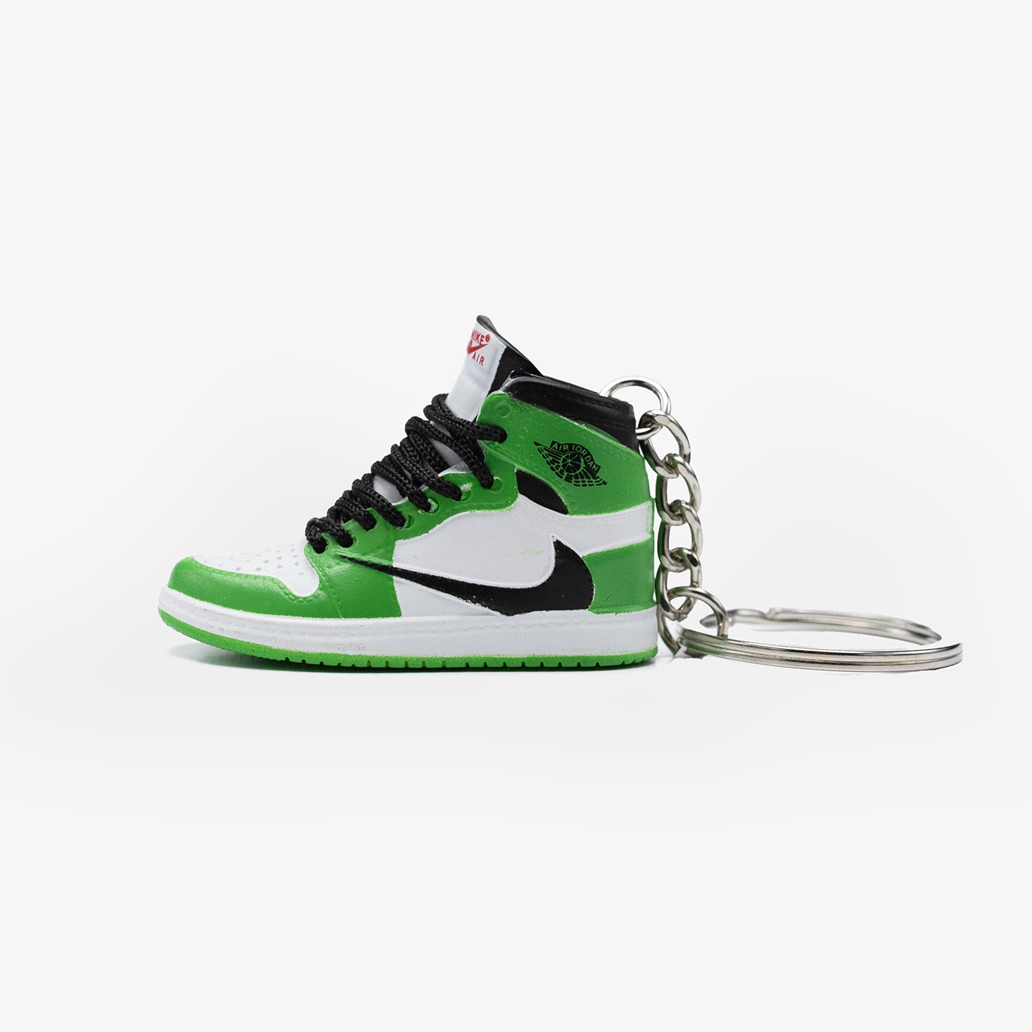 Breloc Travis Scott x Air Jordan 1 High “Custom Green”