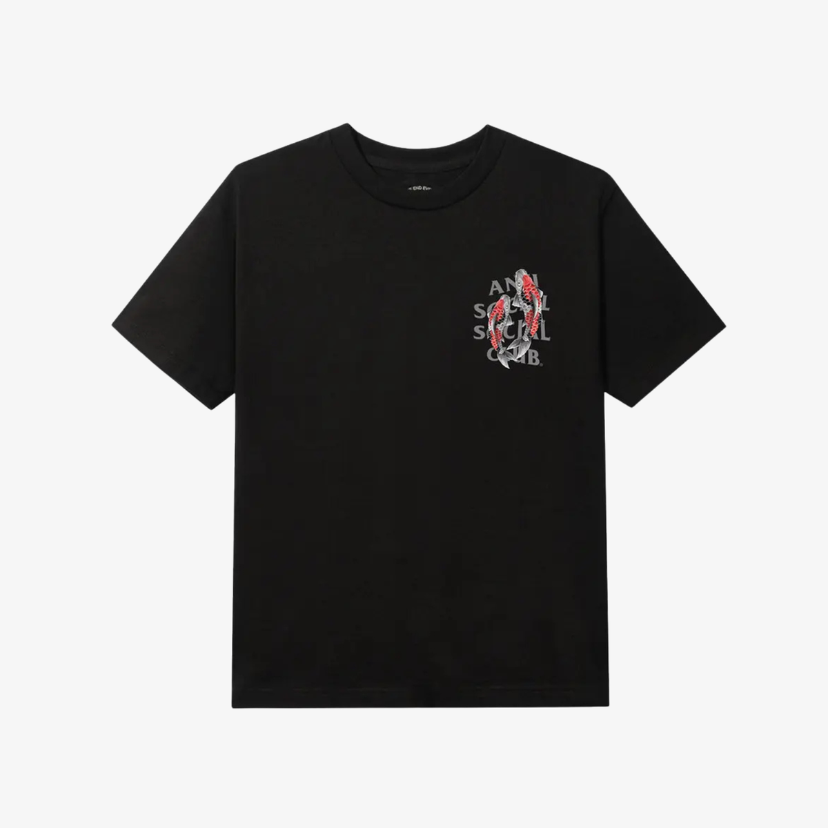Tricou Anti Social Social Club "Koi Garden Reflective Black"