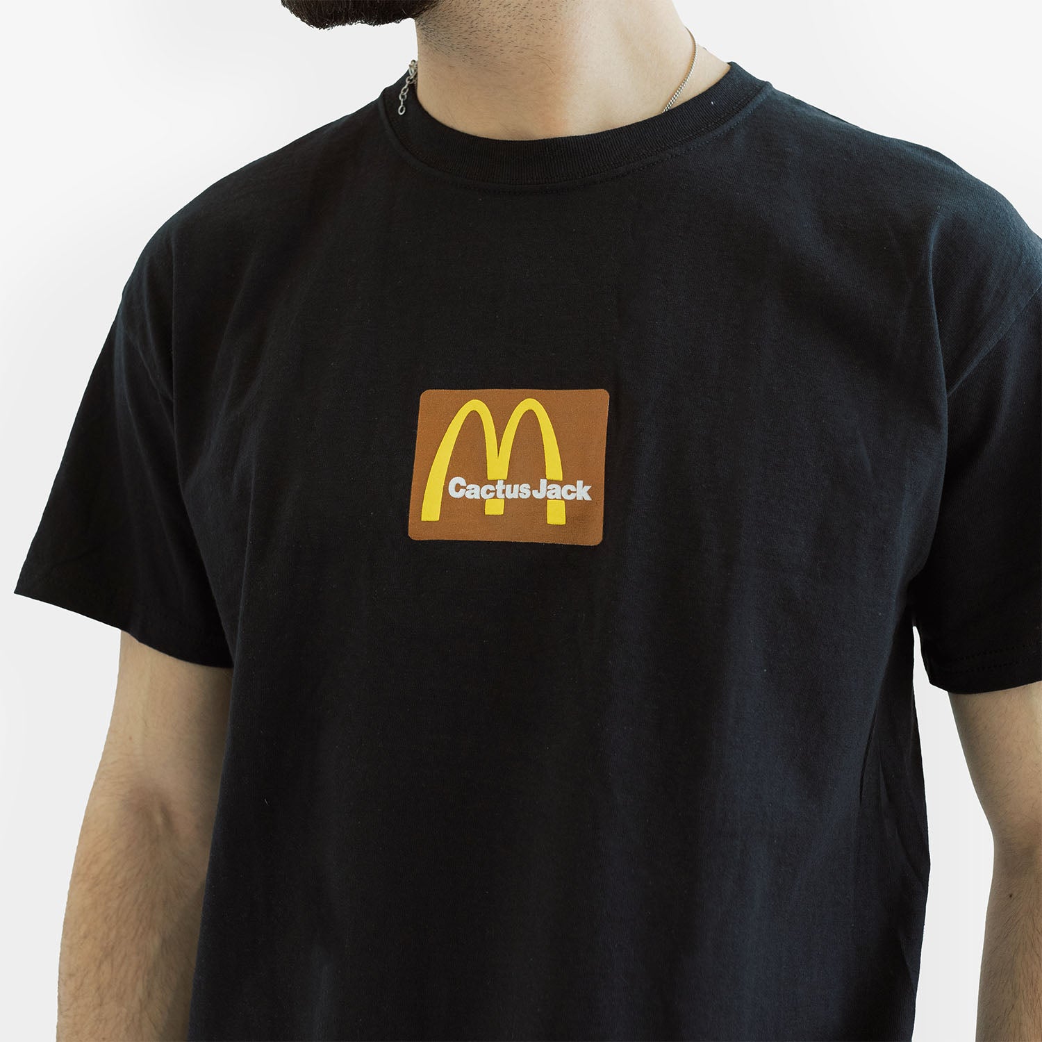 Tricou Cactus Jack x McDonalds "Black Brown"