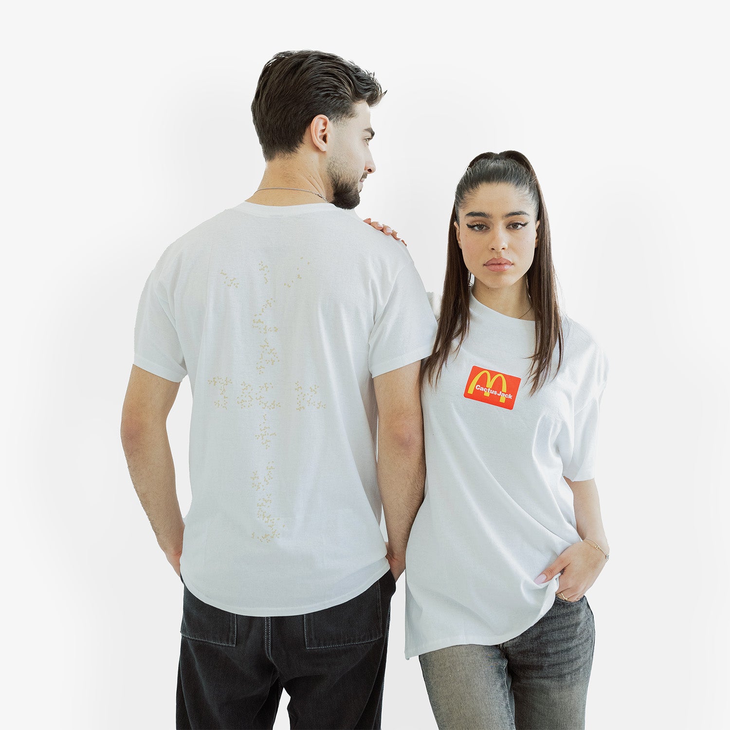 Tricou Cactus Jack x McDonalds "White"