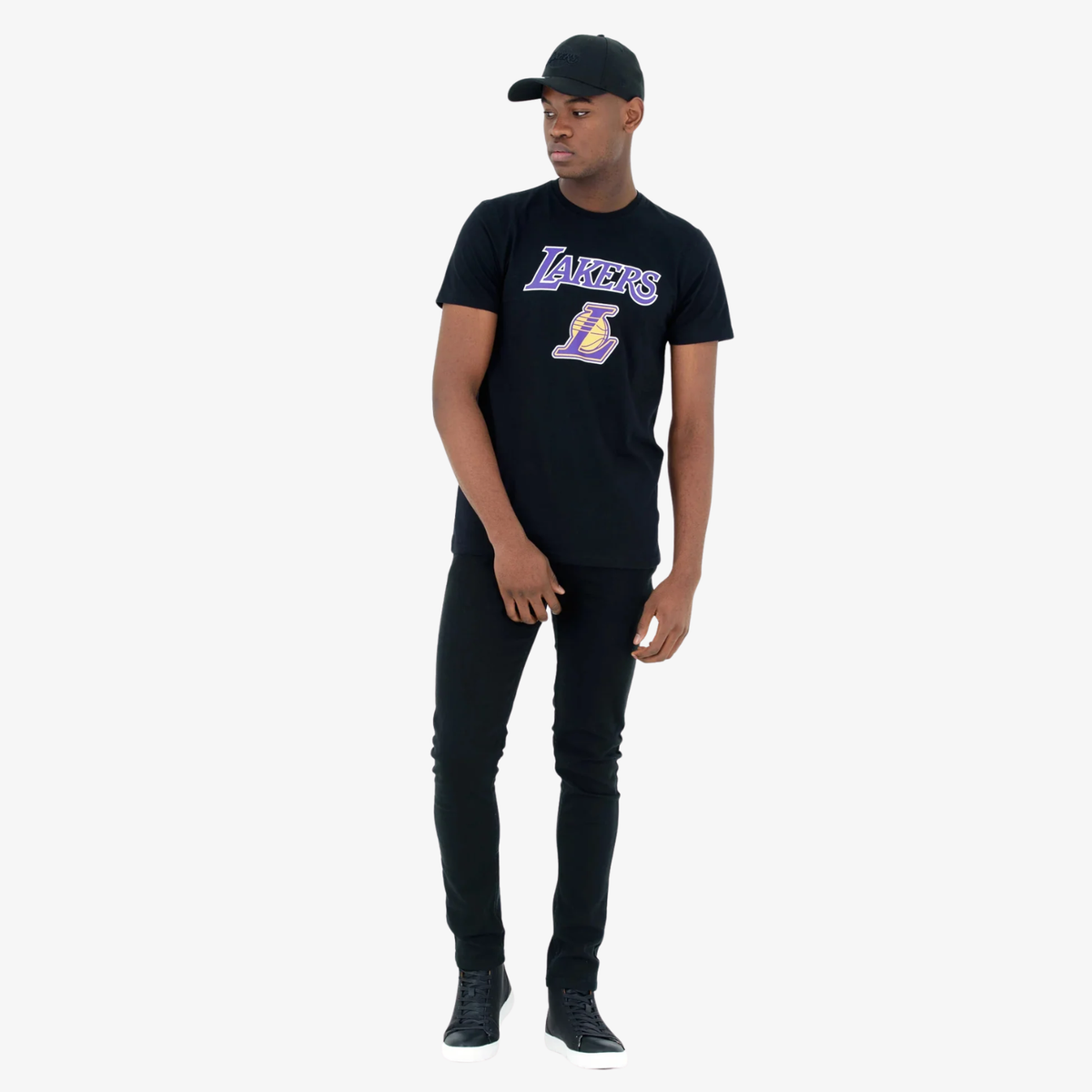 Tricou LA Lakers x New Era NBA "Black"