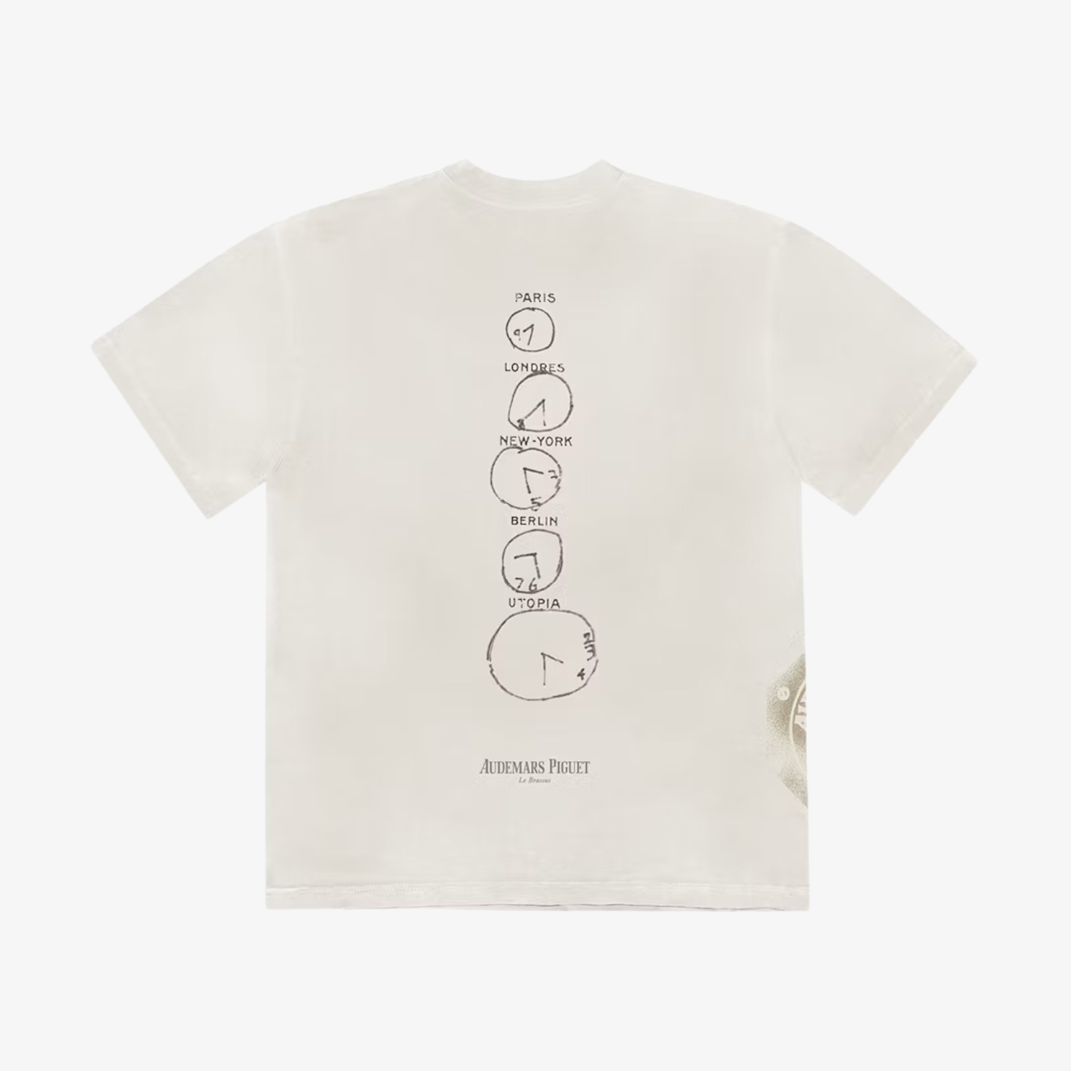 Tricou Travis Scott x Audemars Piguet "Time Zone"
