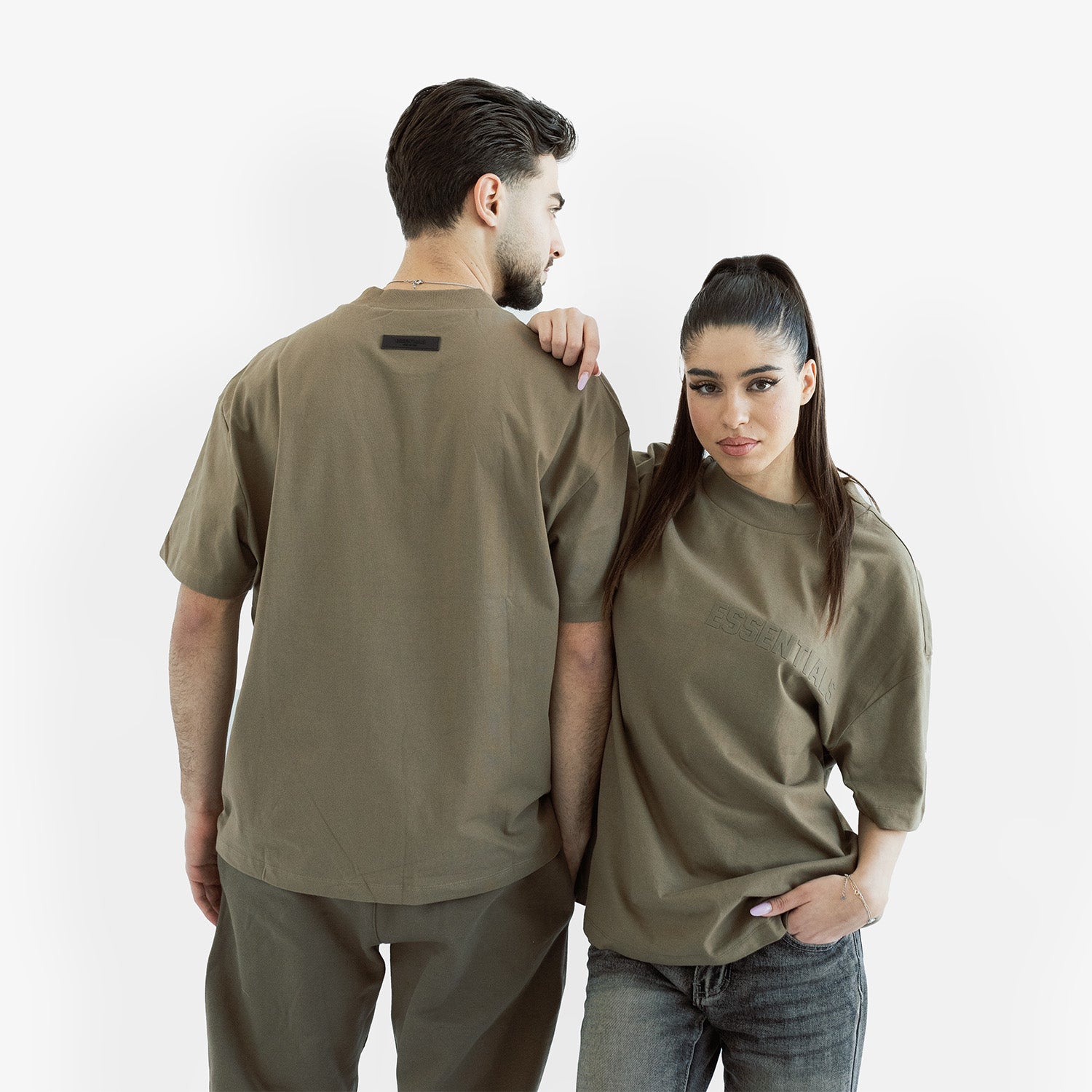 Tricou Essentials Fear of God "Wood"