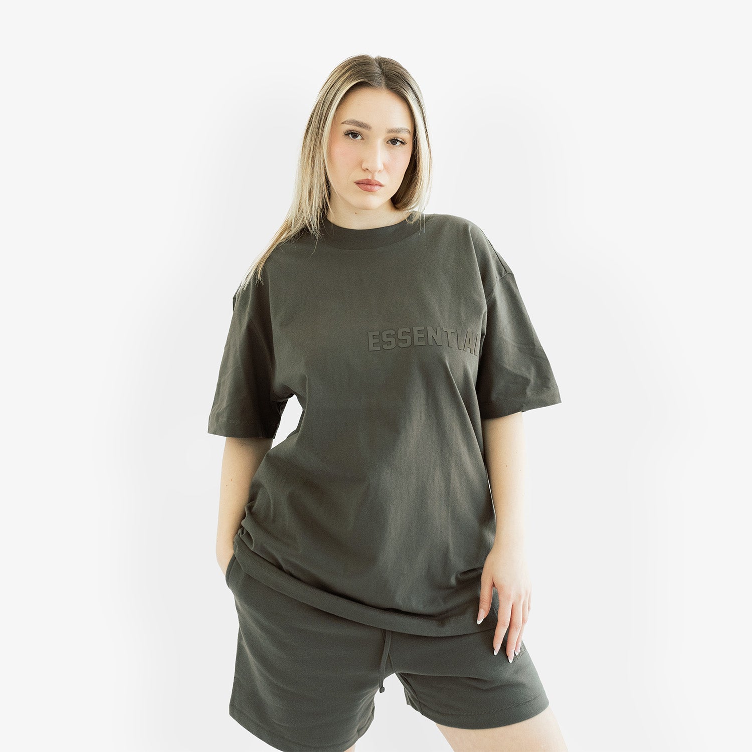 Tricou Essentials Fear of God "Off Black"