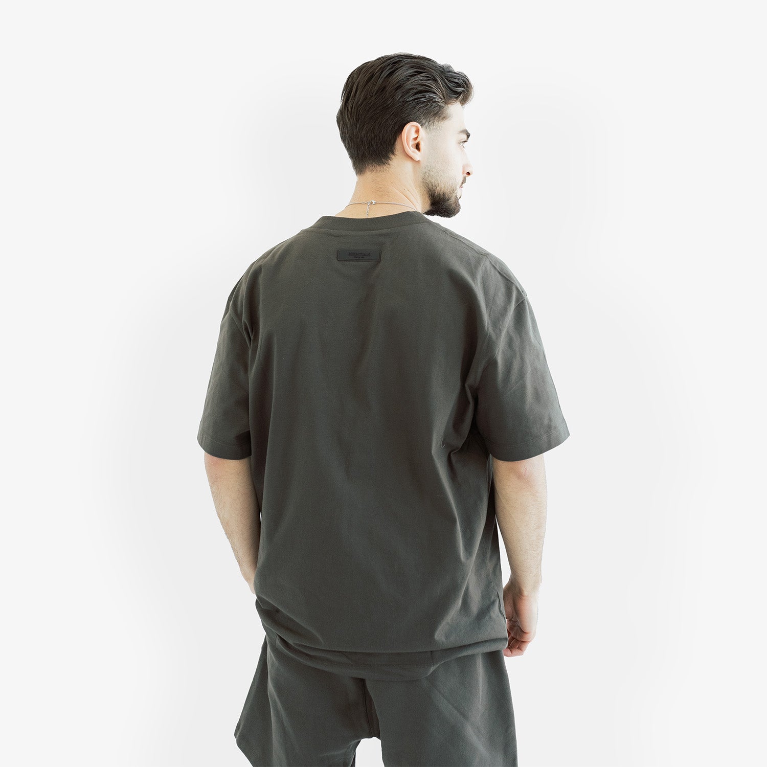 Set Tricou & Pantaloni Scurti Essentials Fear of God "Off Black"
