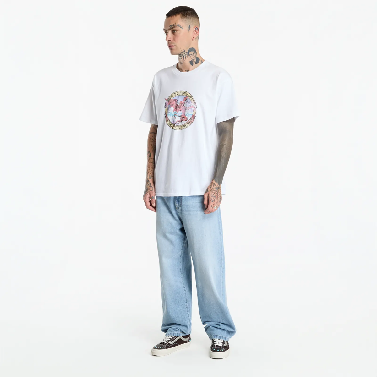 Tricou Vans "Black Sabbath Obi White"