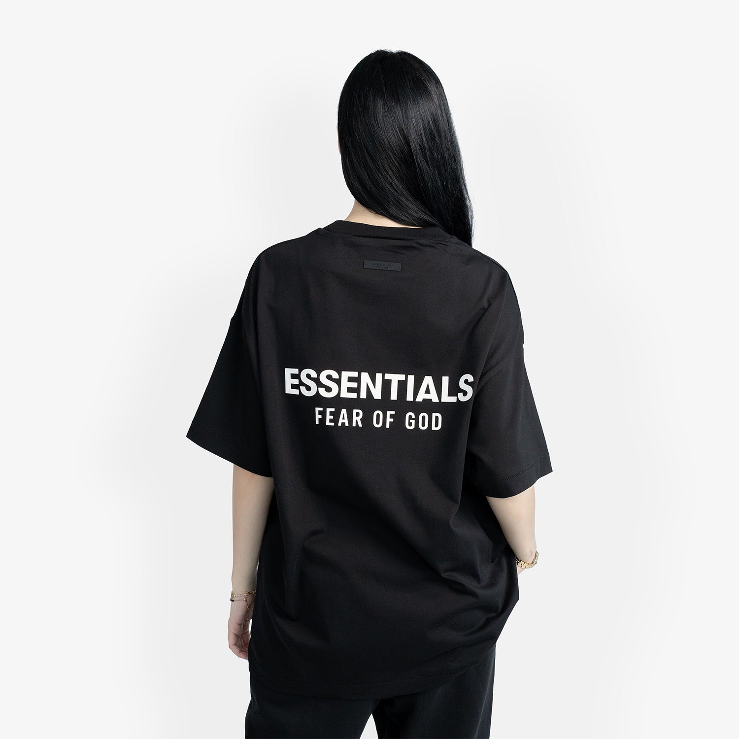 Tricou Essentials Fear of God "Black White" - Ultra Oversized Fit