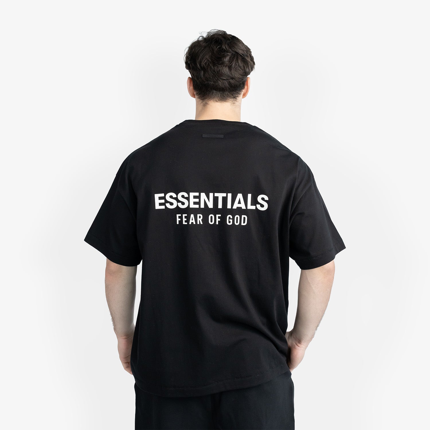 Tricou Essentials Fear of God "Black White" - Ultra Oversized Fit