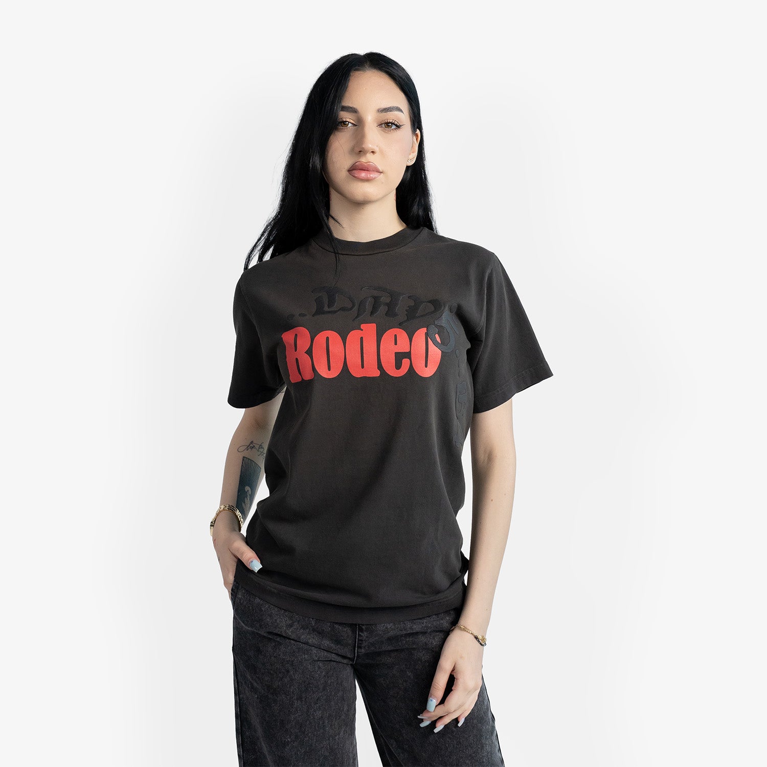 Tricou Travis Scott x Sp5der "Days Before Rodeo Black"