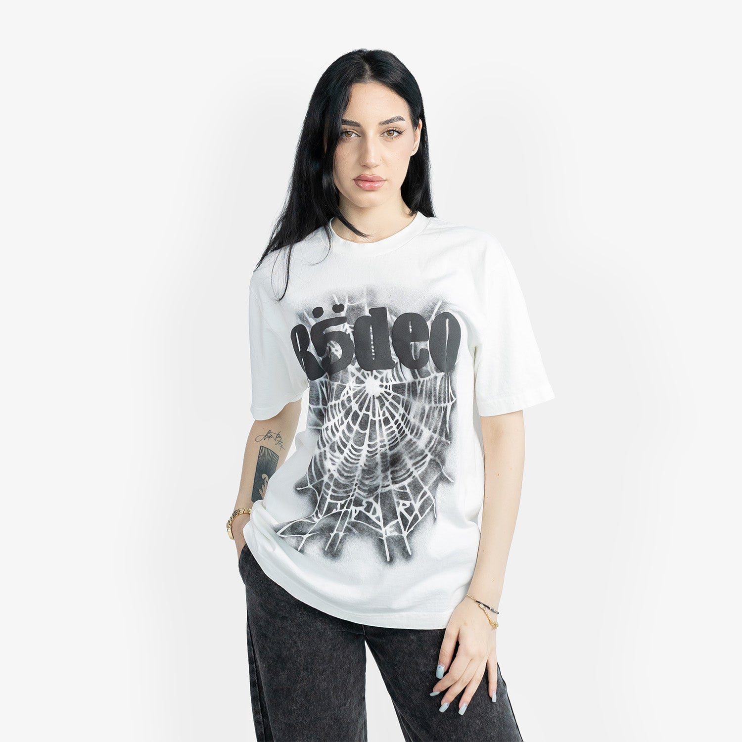 Tricou Travis Scott x Sp5der "Days Before Rodeo Web"