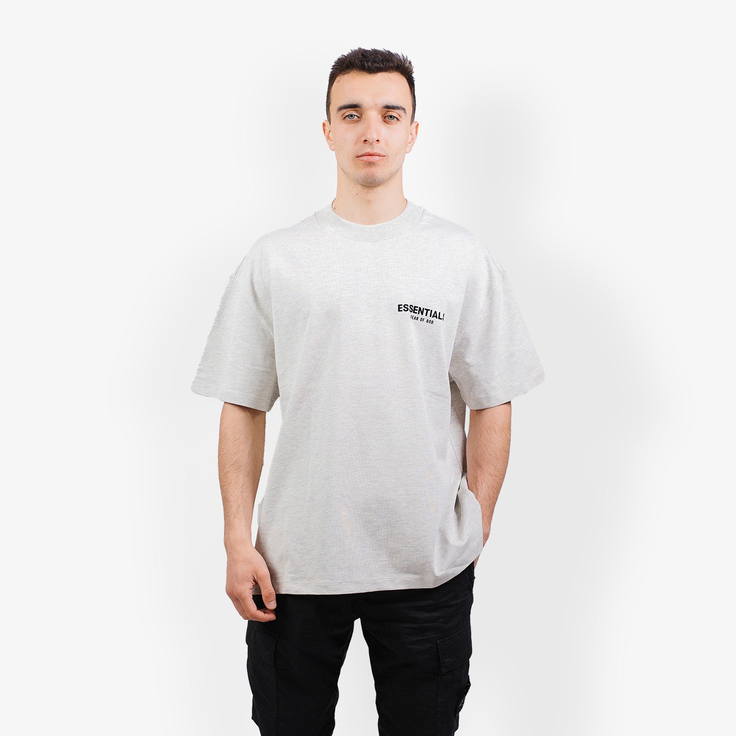 Tricou Essentials Fear of God "Light Oatmeal"