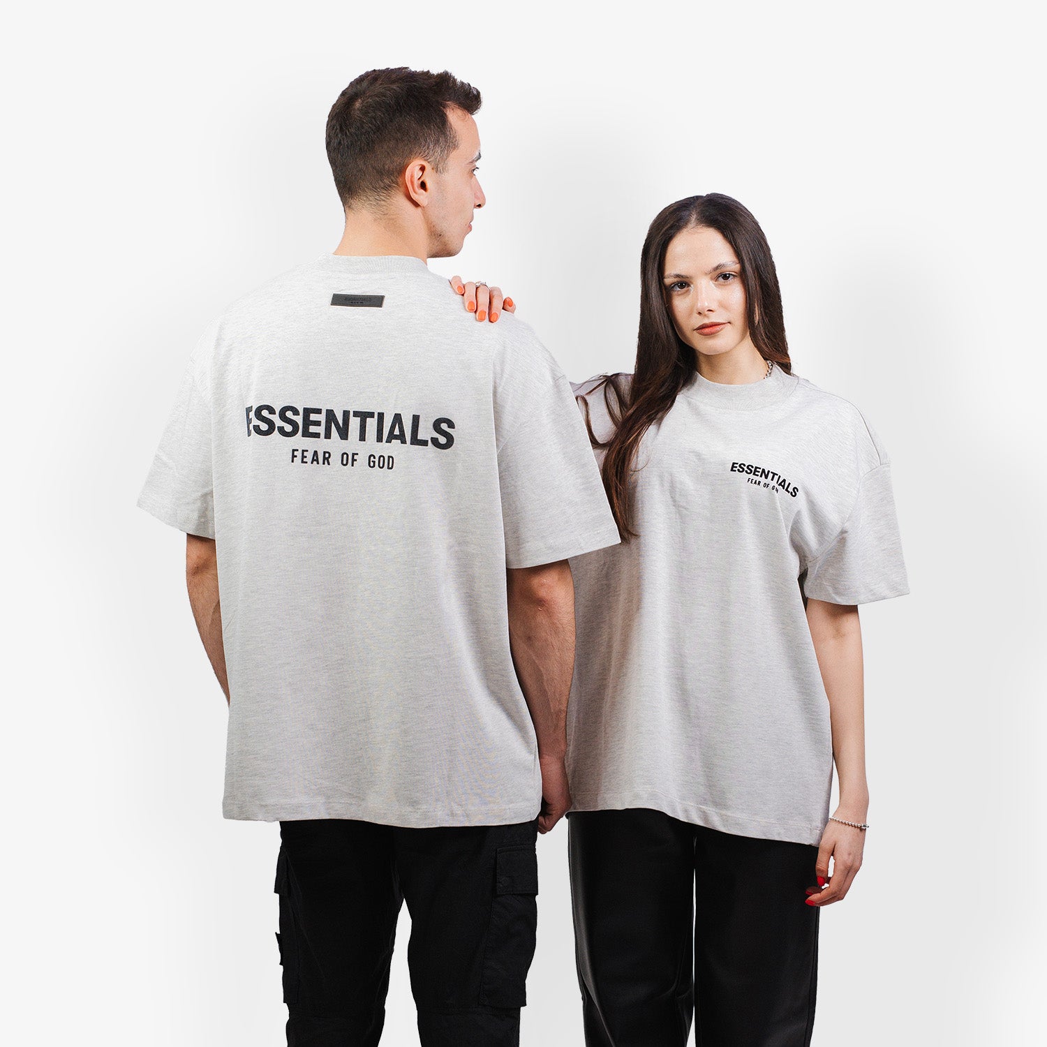 Tricou Essentials Fear of God "Light Oatmeal"