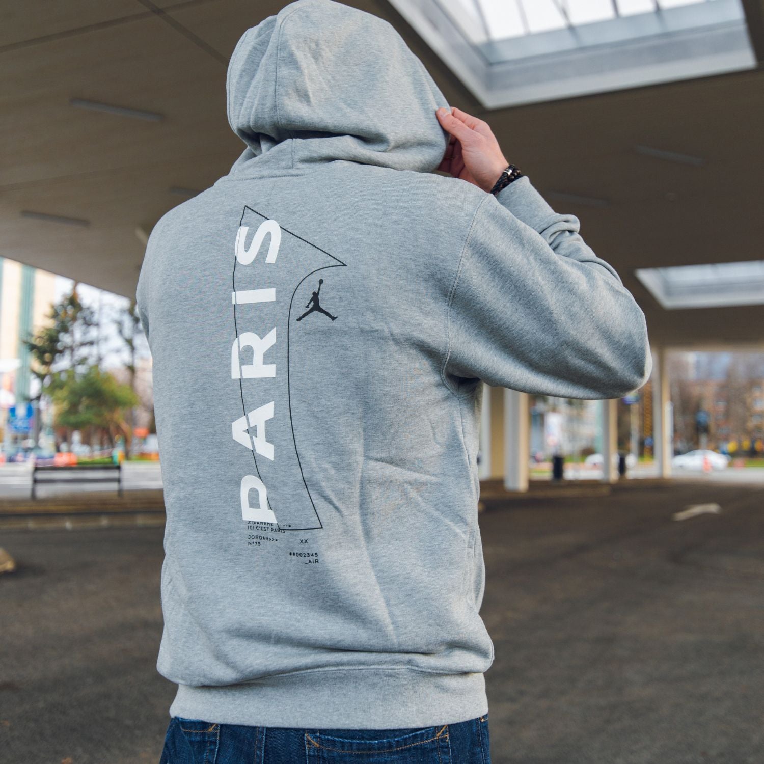 Hanorac PSG x Air Jordan "Dark Grey"