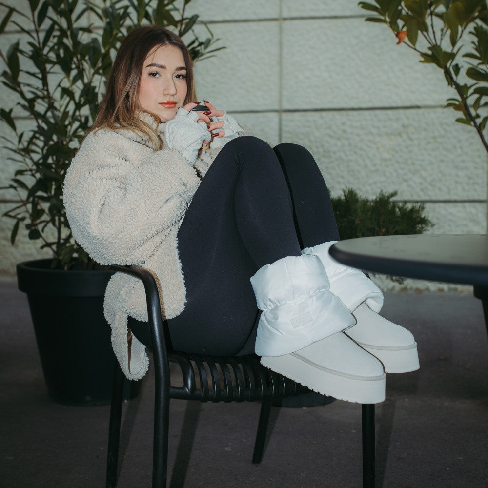 UGG Classic Mini Puffer "White Ceramic"