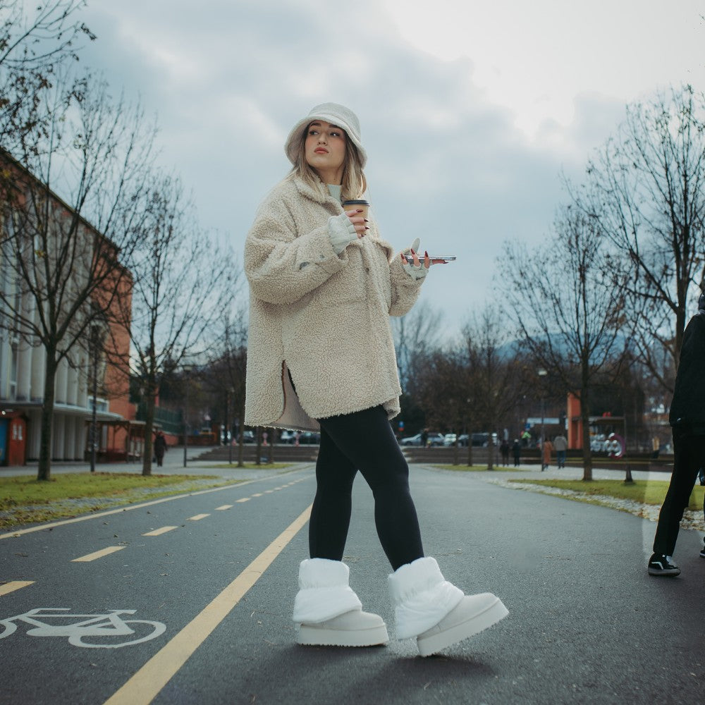 UGG Classic Mini Puffer "White Ceramic"