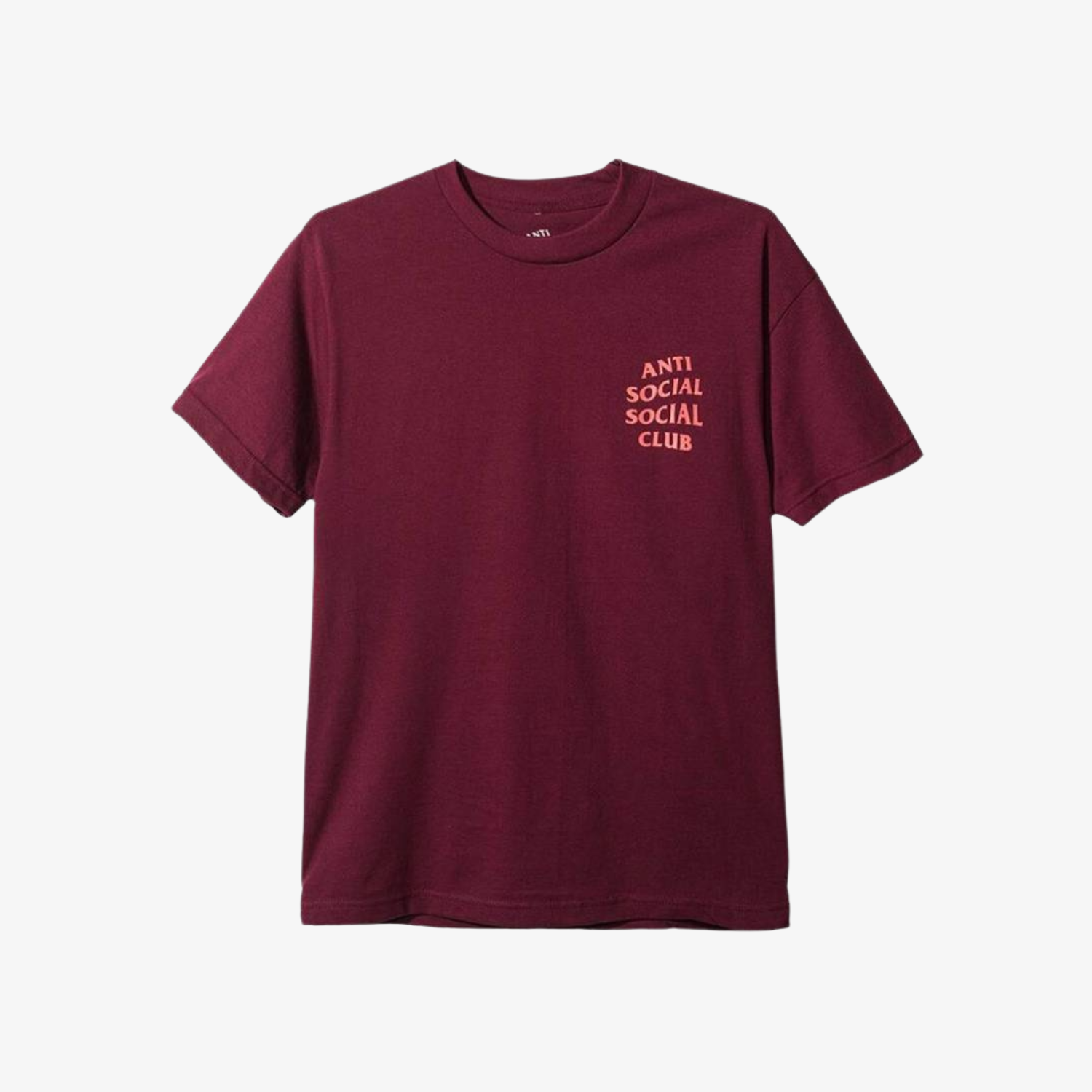 Tricou Anti Social Social Club "Maroon Red"