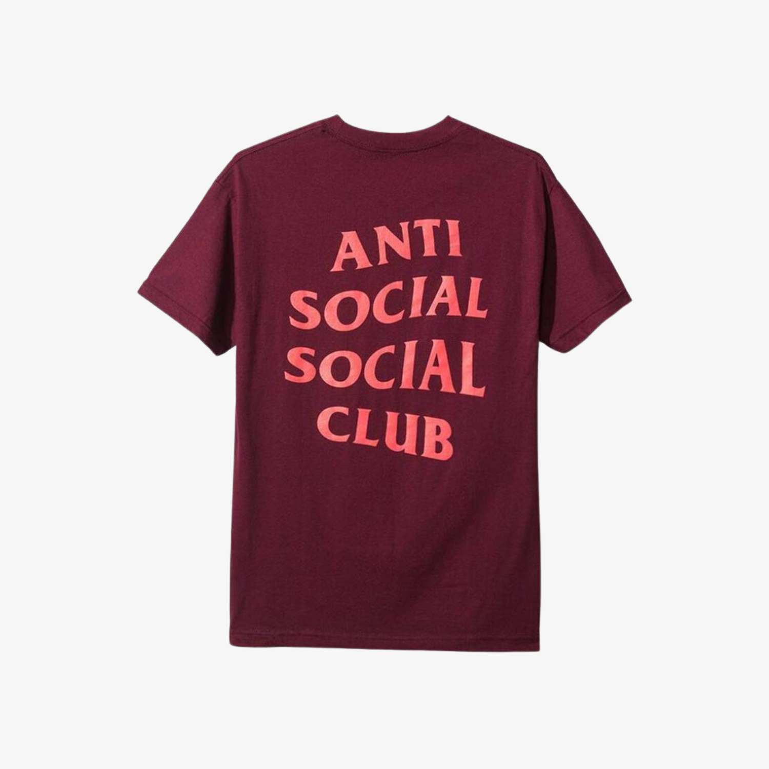 Tricou Anti Social Social Club "Maroon Red"