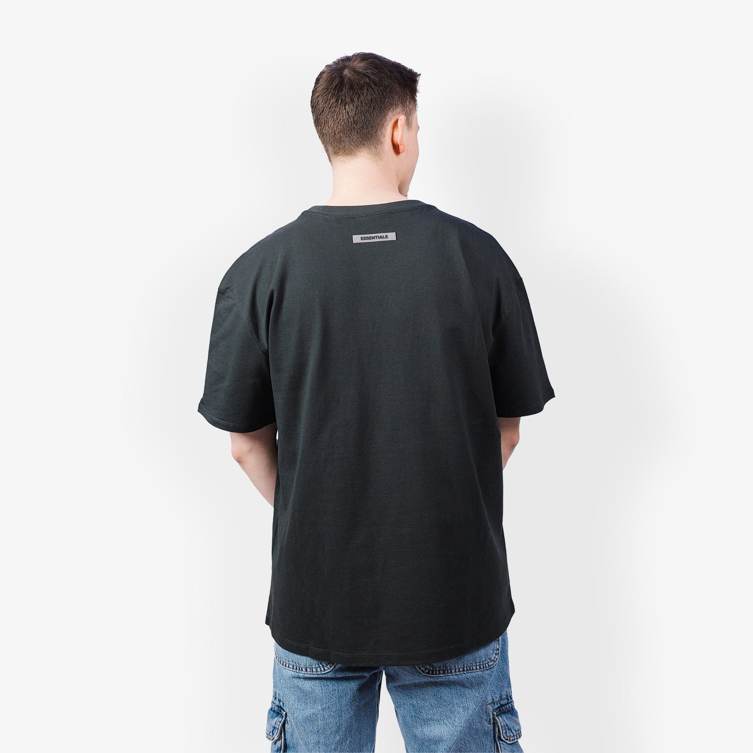 Tricou Essentials Fear of God Applique "Black"