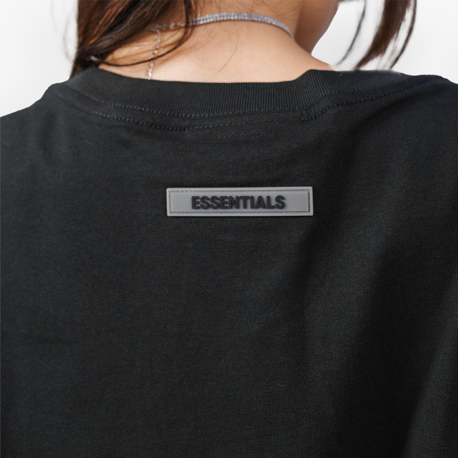 Tricou Essentials Fear of God Applique "Black"