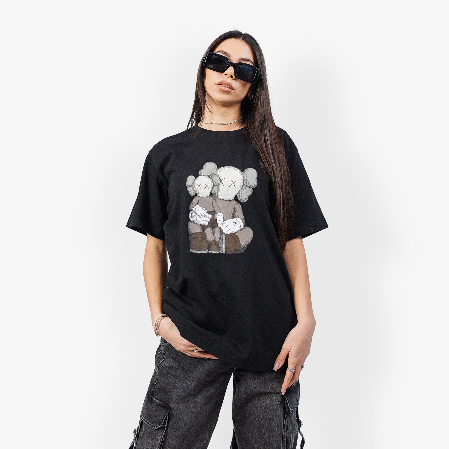 tricou-kaws-negru-4
