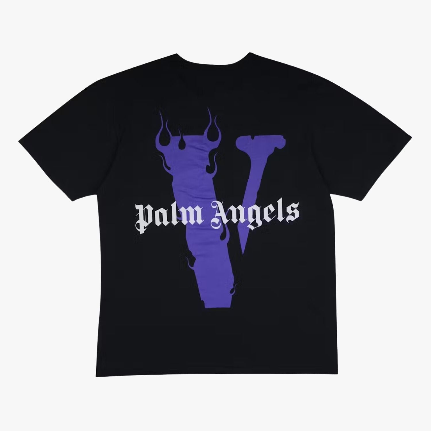 Tricou Palm Angels x Vlone "Purple Flame"