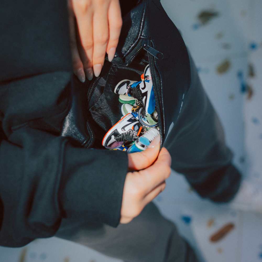 Breloc Air Jordan 1 High "Obsidian"