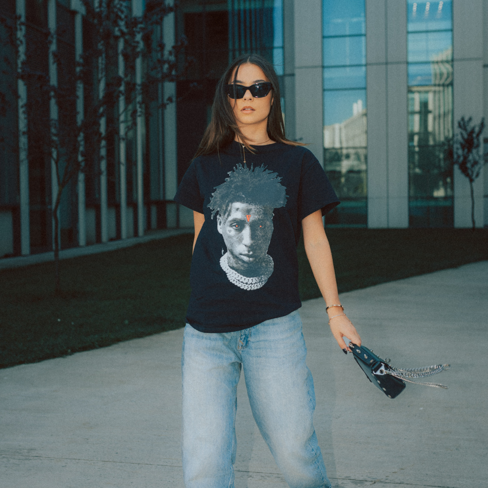 Tricou YoungBoy x Vlone "Reapers Child" Black