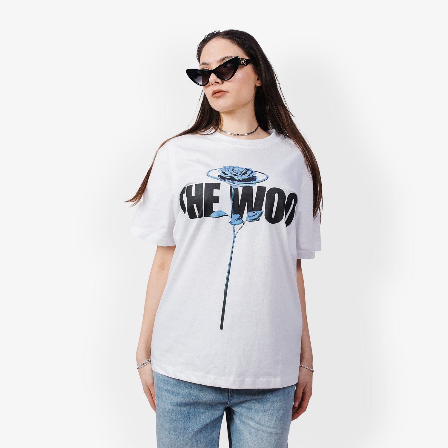 Tricou Pop Smoke x Vlone "The Woo White"