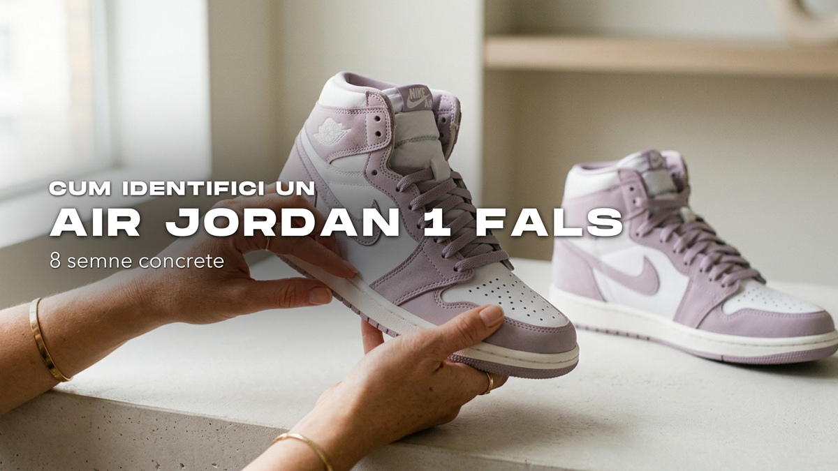 Cum identifici un Air Jordan 1 fals: 8 semne concrete