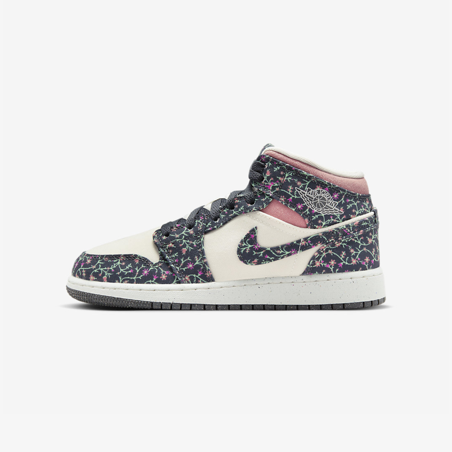 Air Jordan 1 Mid "Floral Canvas"