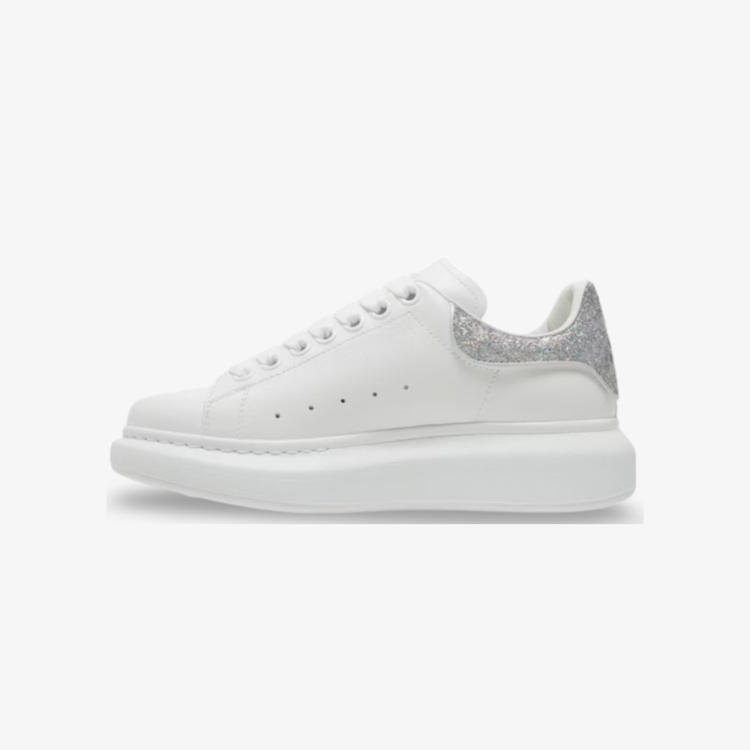 Alexander McQueen Oversized "Metalic White"