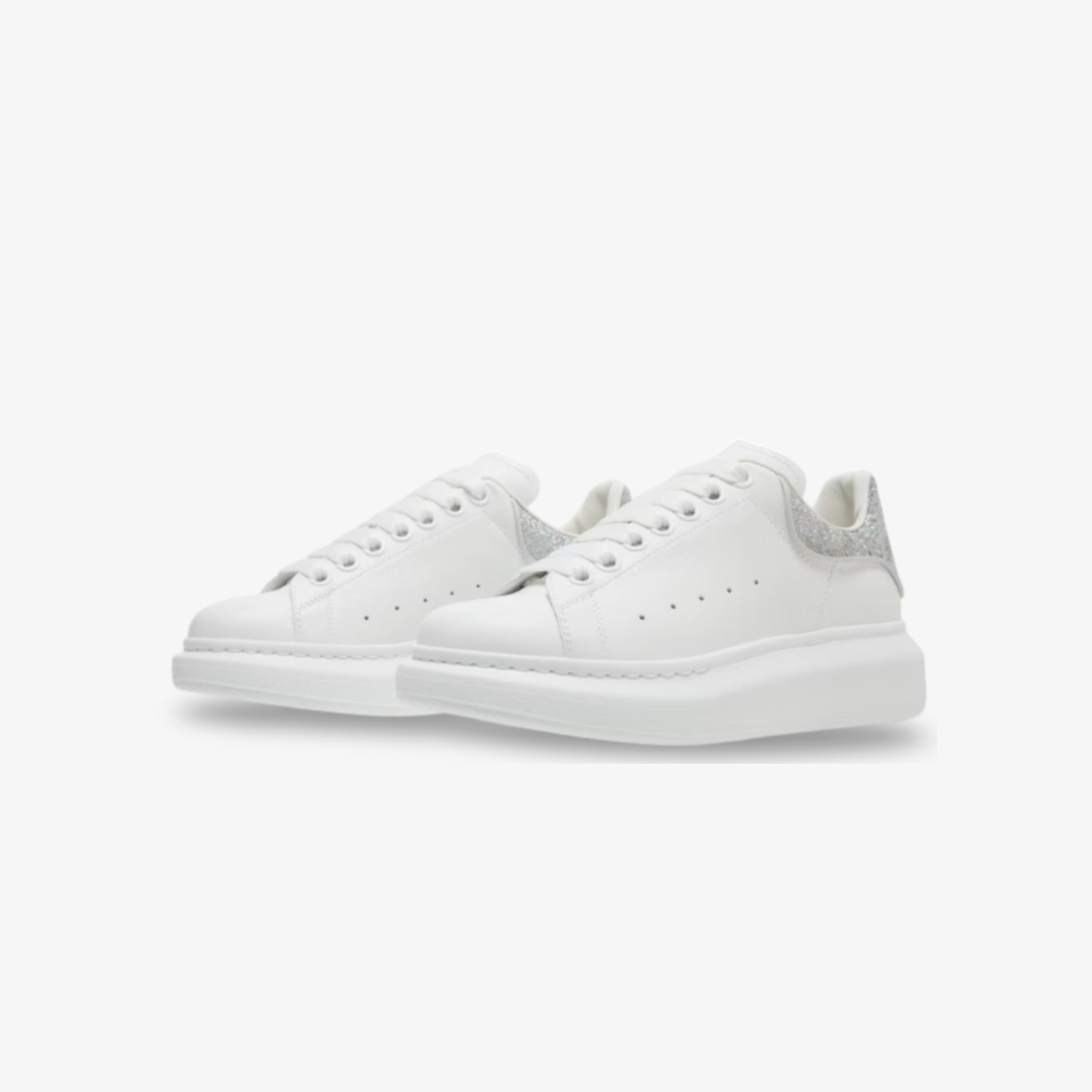 Alexander McQueen Oversized "Metalic White"