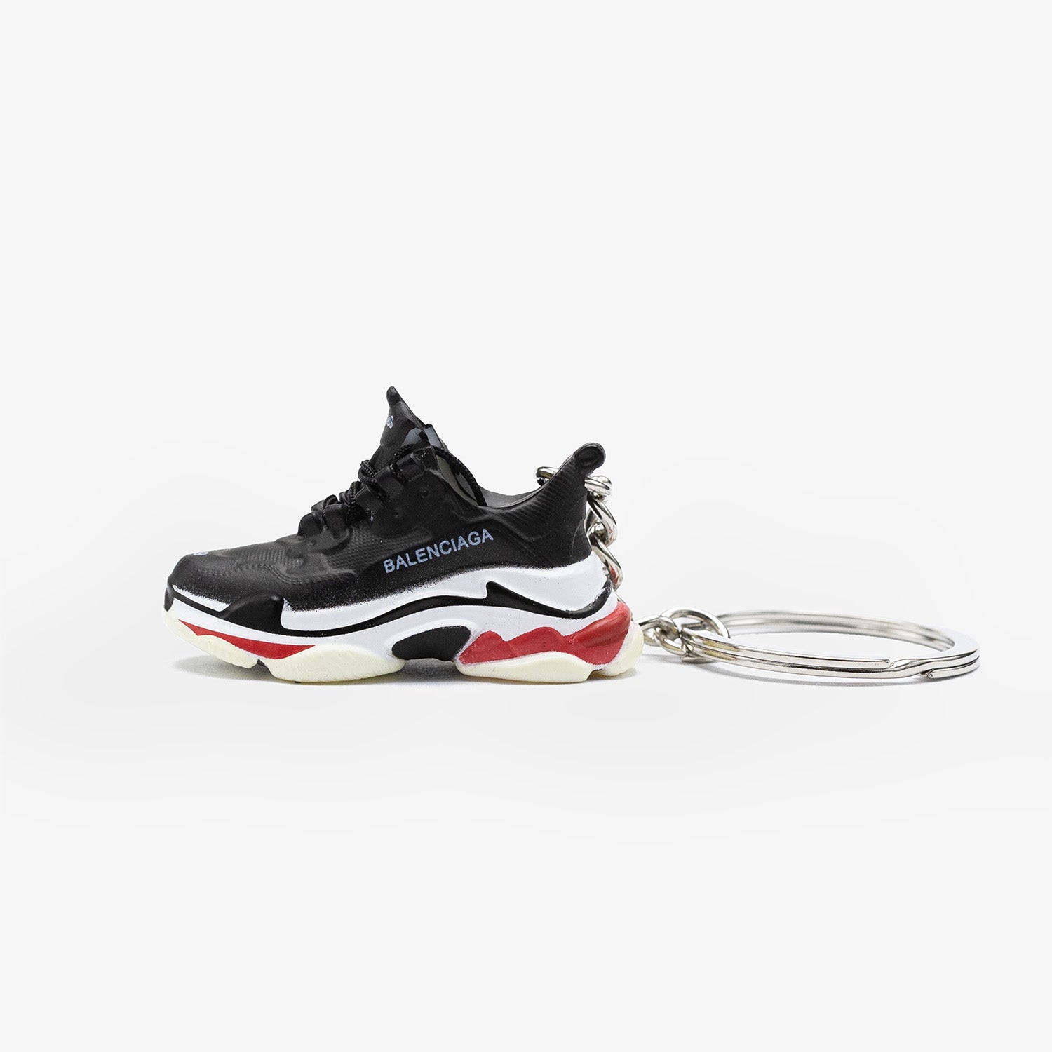 Breloc Balenciaga Triple S “Black White Red”