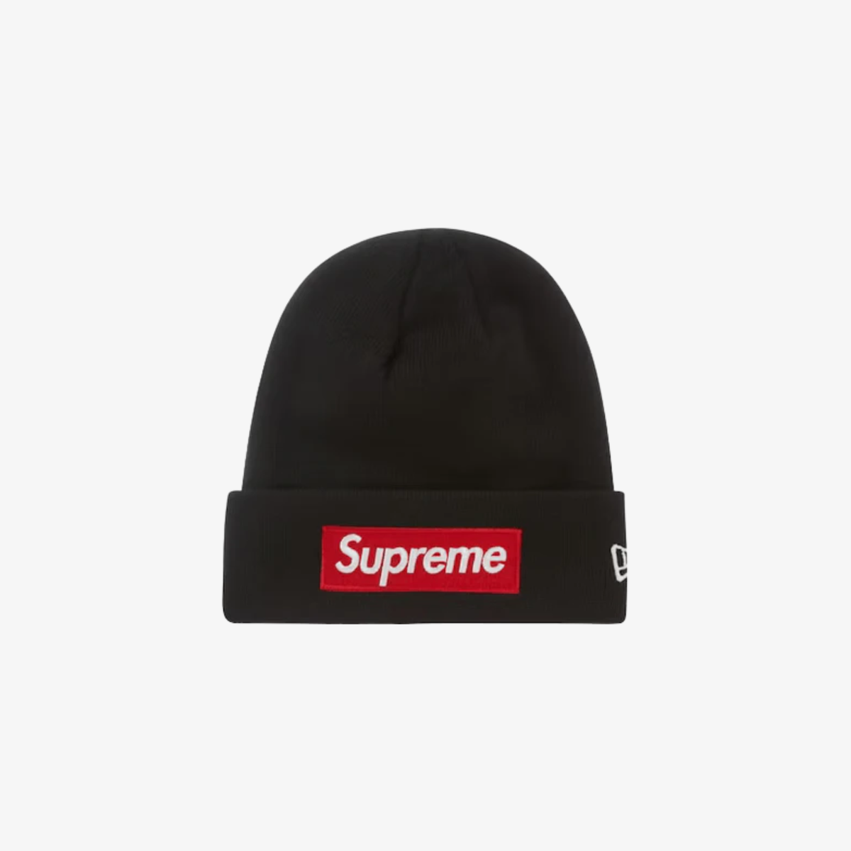 0*7様 SUPREME Logo Beanie Supreme x New Era box-logo Beanie | Black | FARFETCH RO