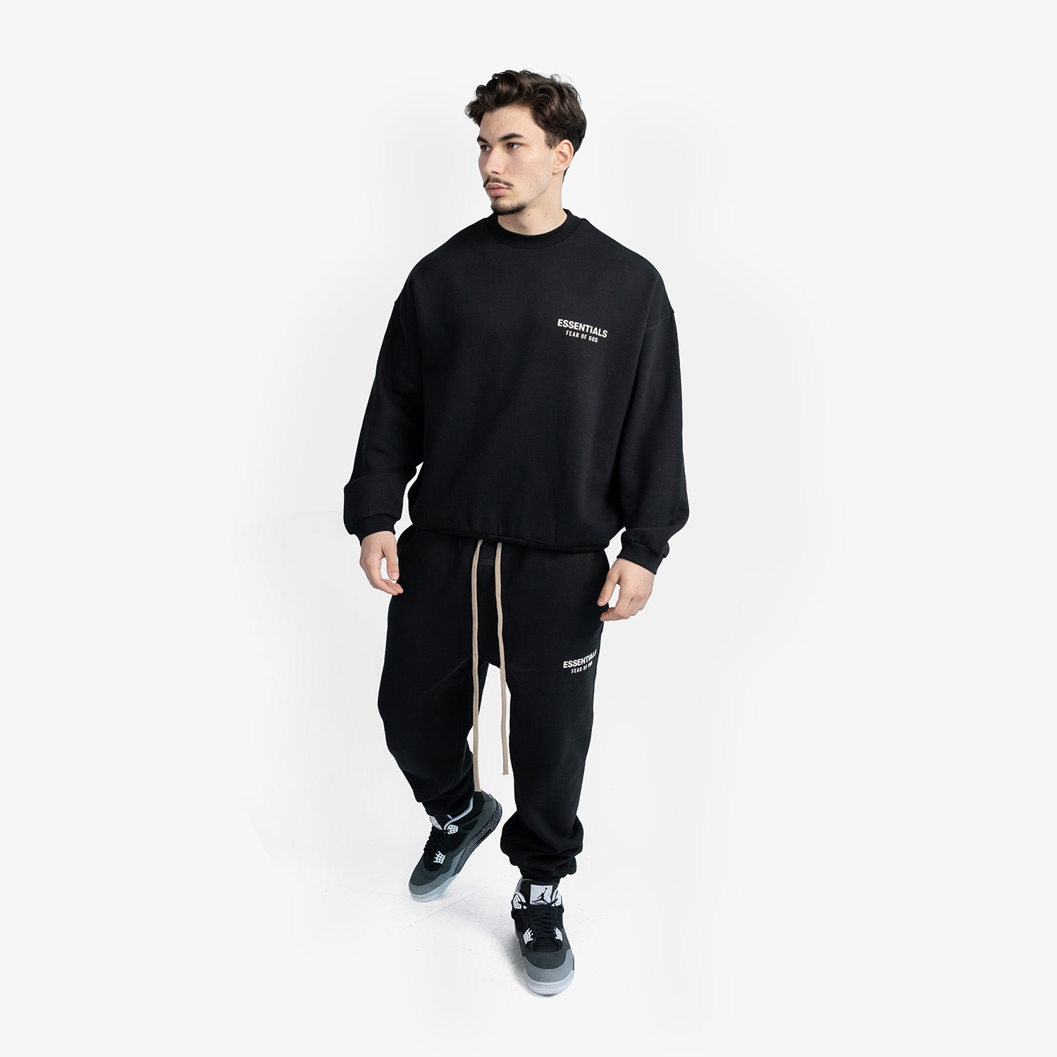 Set Bluza & Pantaloni Essentials Fear Of God  "Black White"