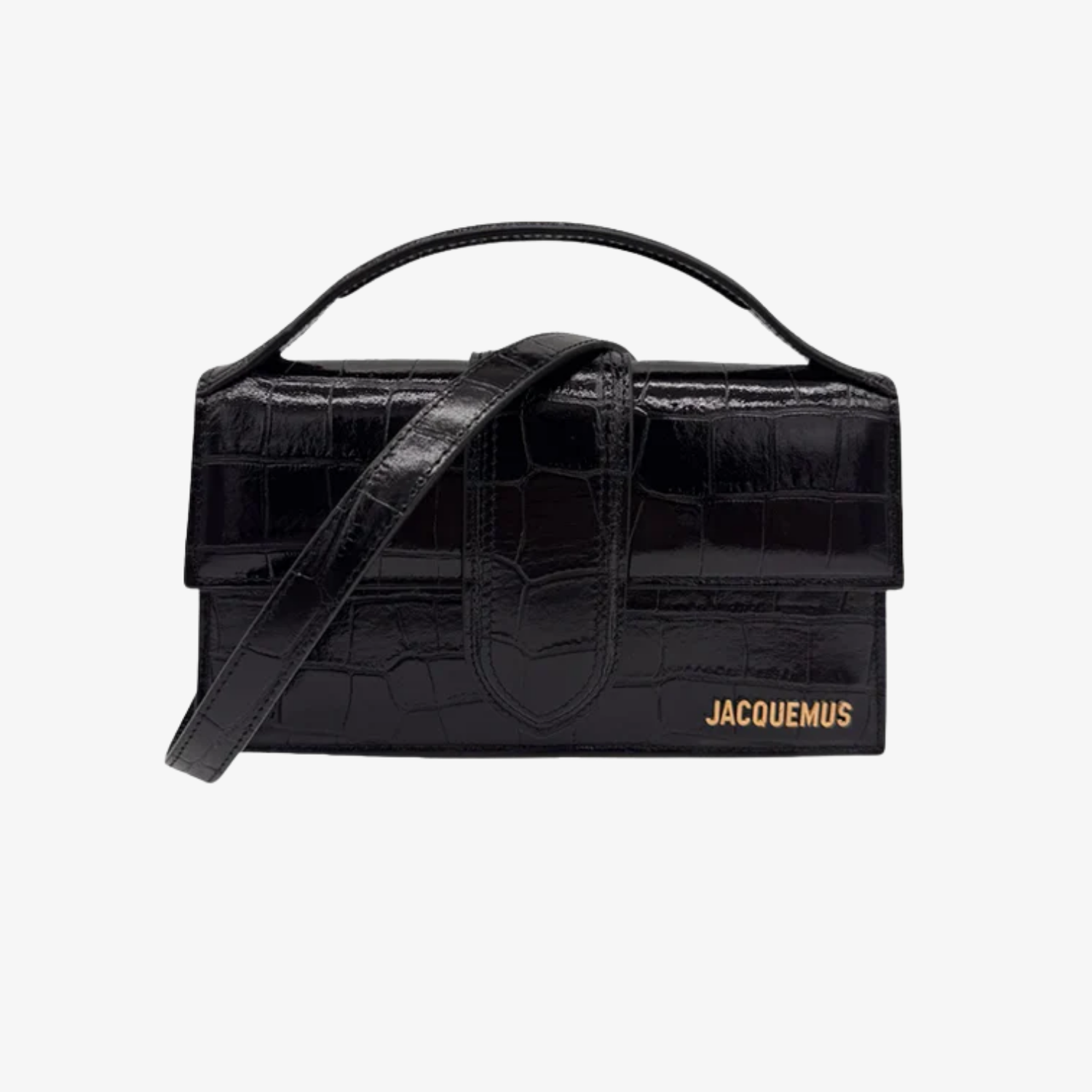 Geanta Jacquemus Le Grand Bambino "Black Cocco"