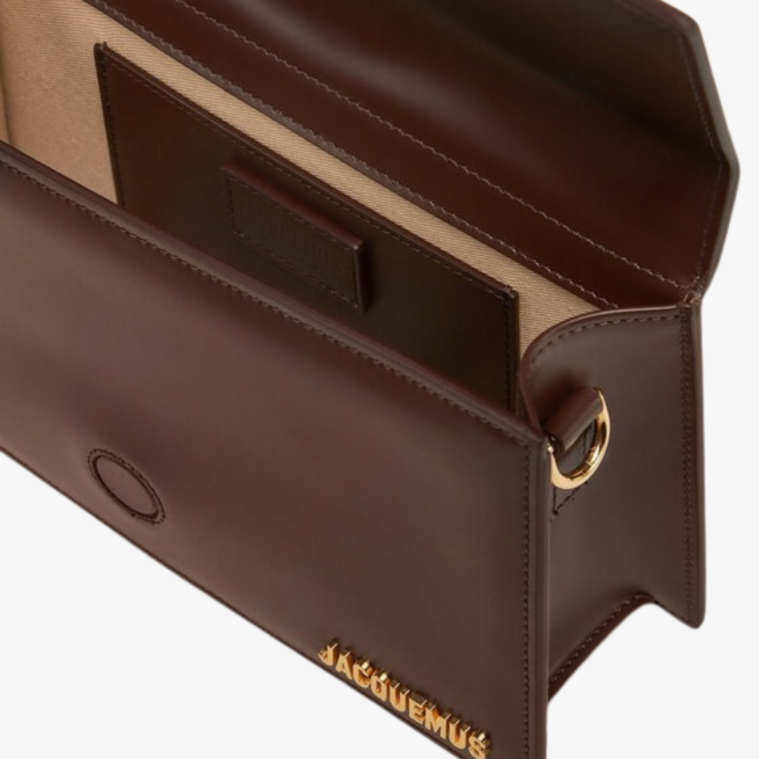 Geanta Jacquemus Le Grand Bambino "Cotone Brown"