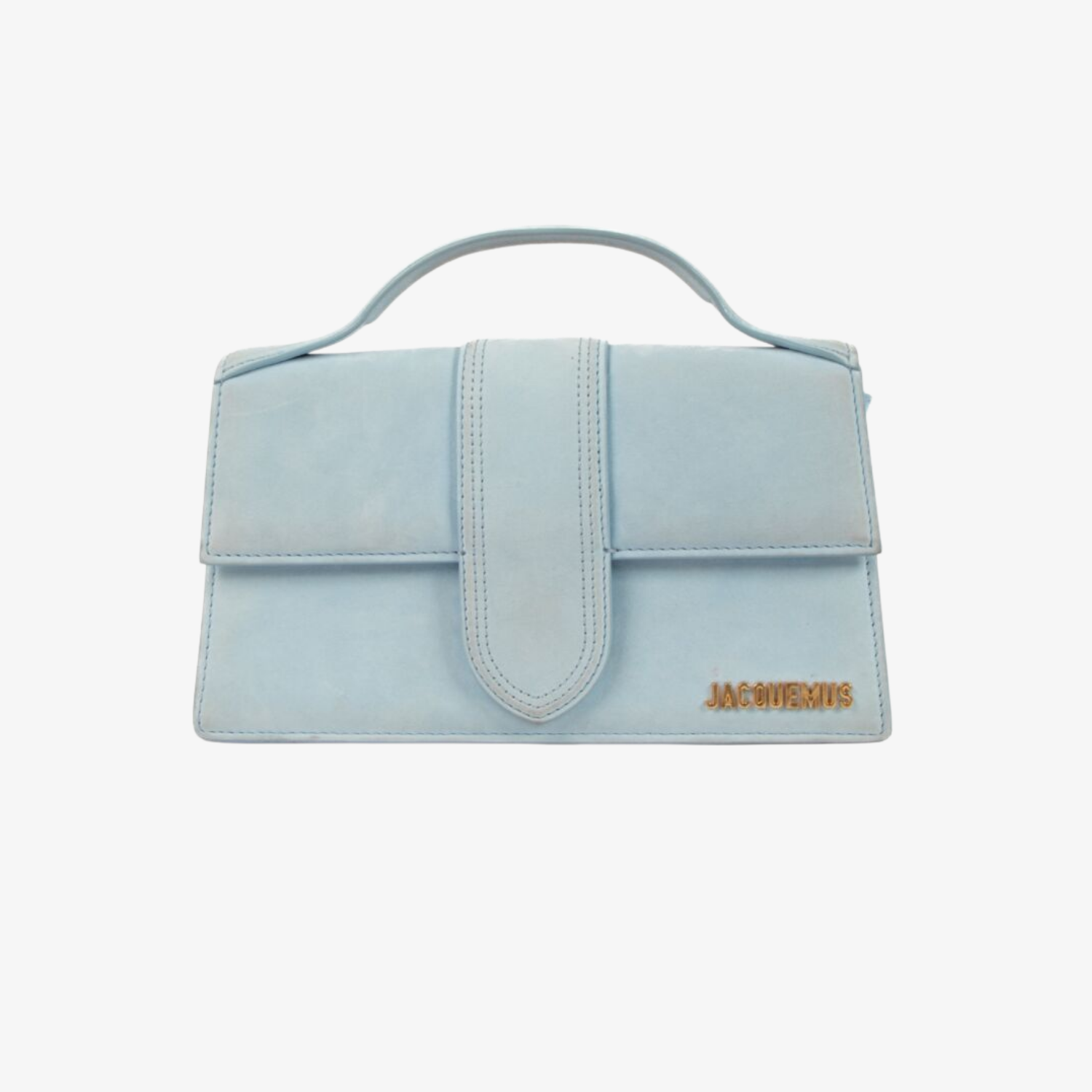 Geanta Jacquemus Le Grand Bambino "Dark Light Blue"