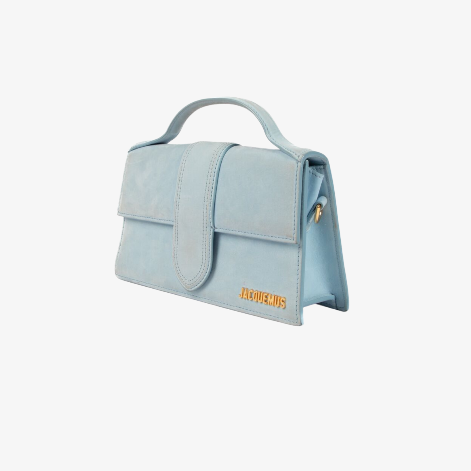 Geanta Jacquemus Le Grand Bambino "Dark Light Blue"