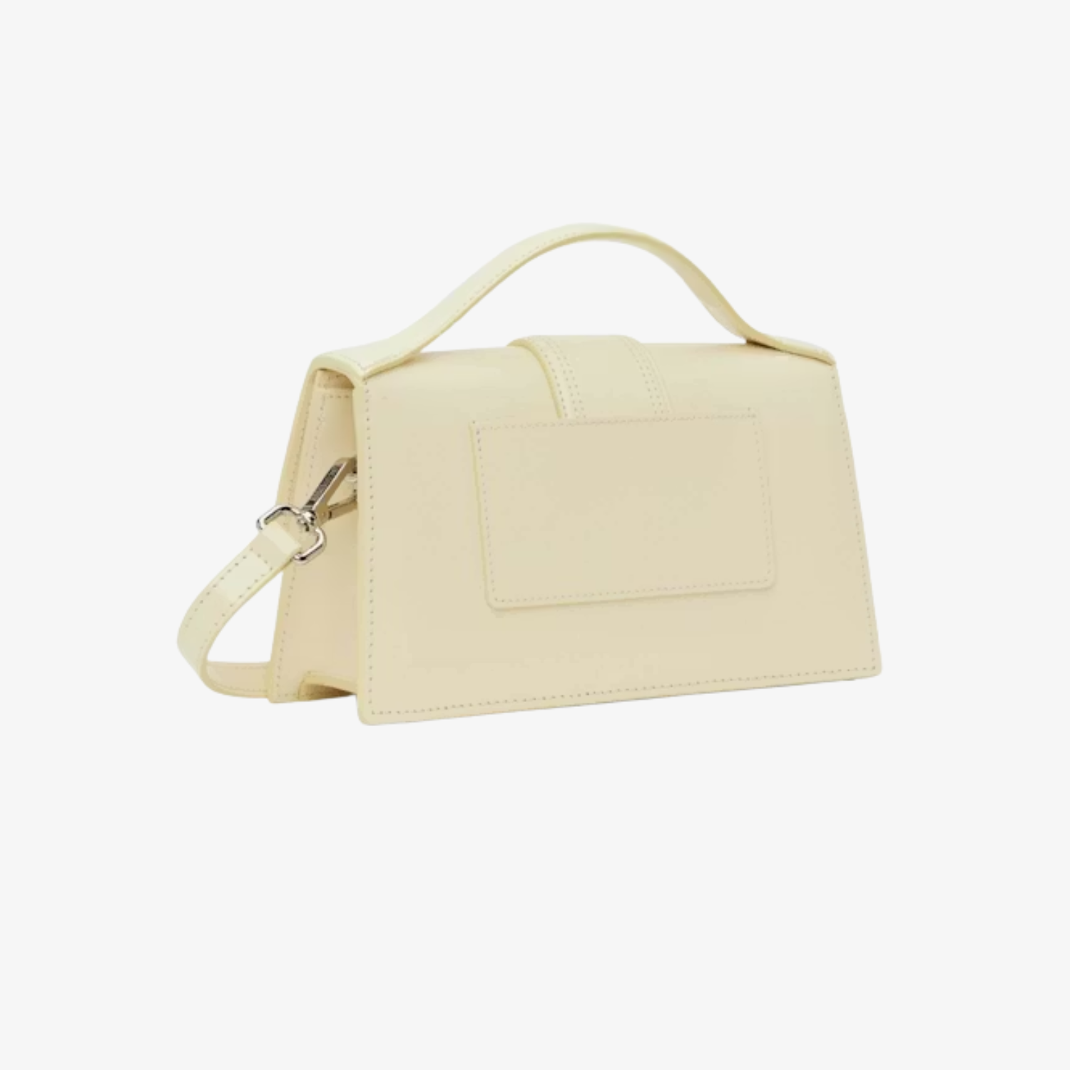 Geanta Jacquemus Le Grand Bambino "Ivory Pelle Lucida"