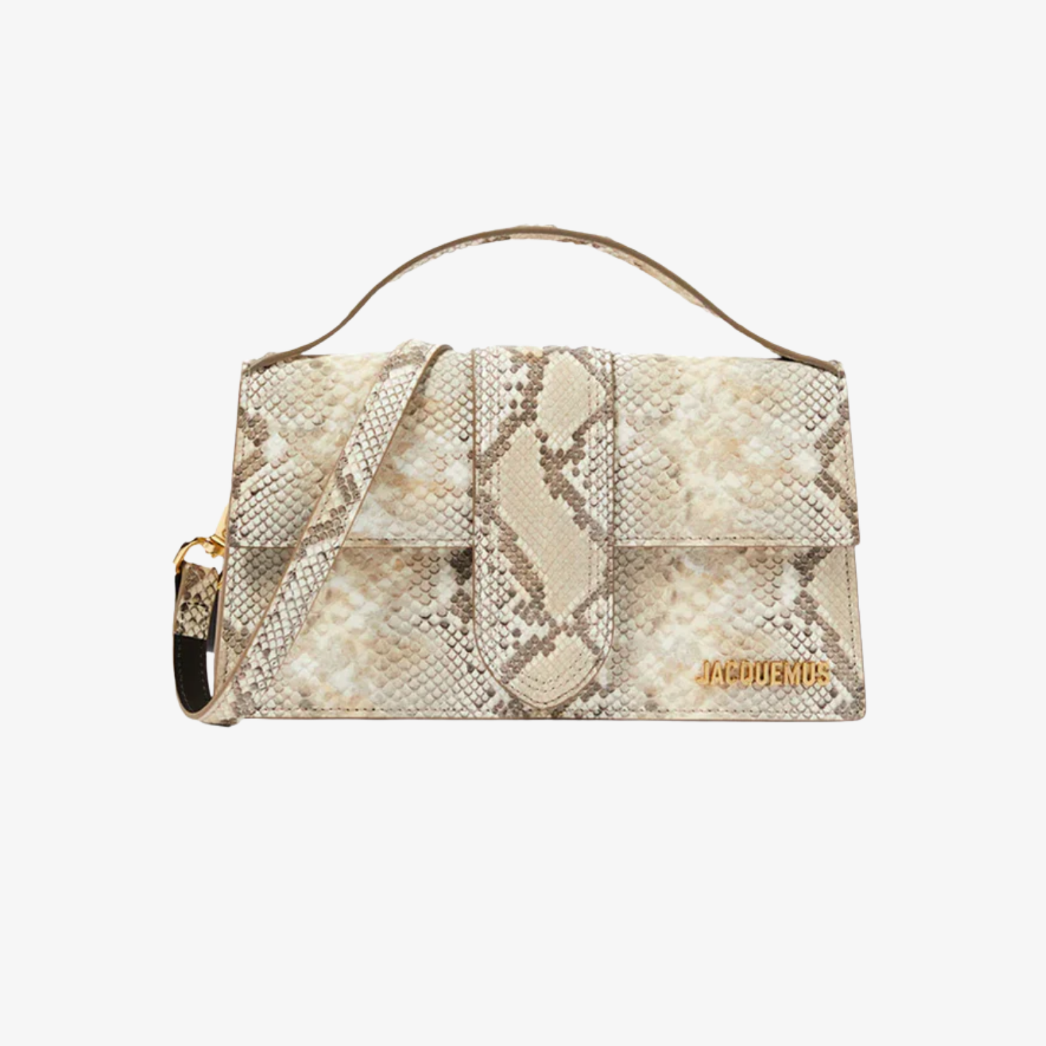 Geanta Jacquemus Le Grand Bambino "Phython Skin"