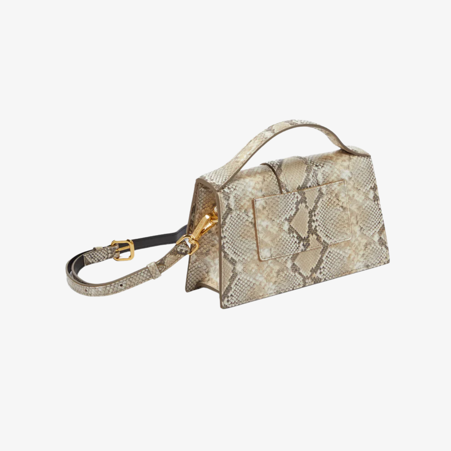 Geanta Jacquemus Le Grand Bambino "Phython Skin"
