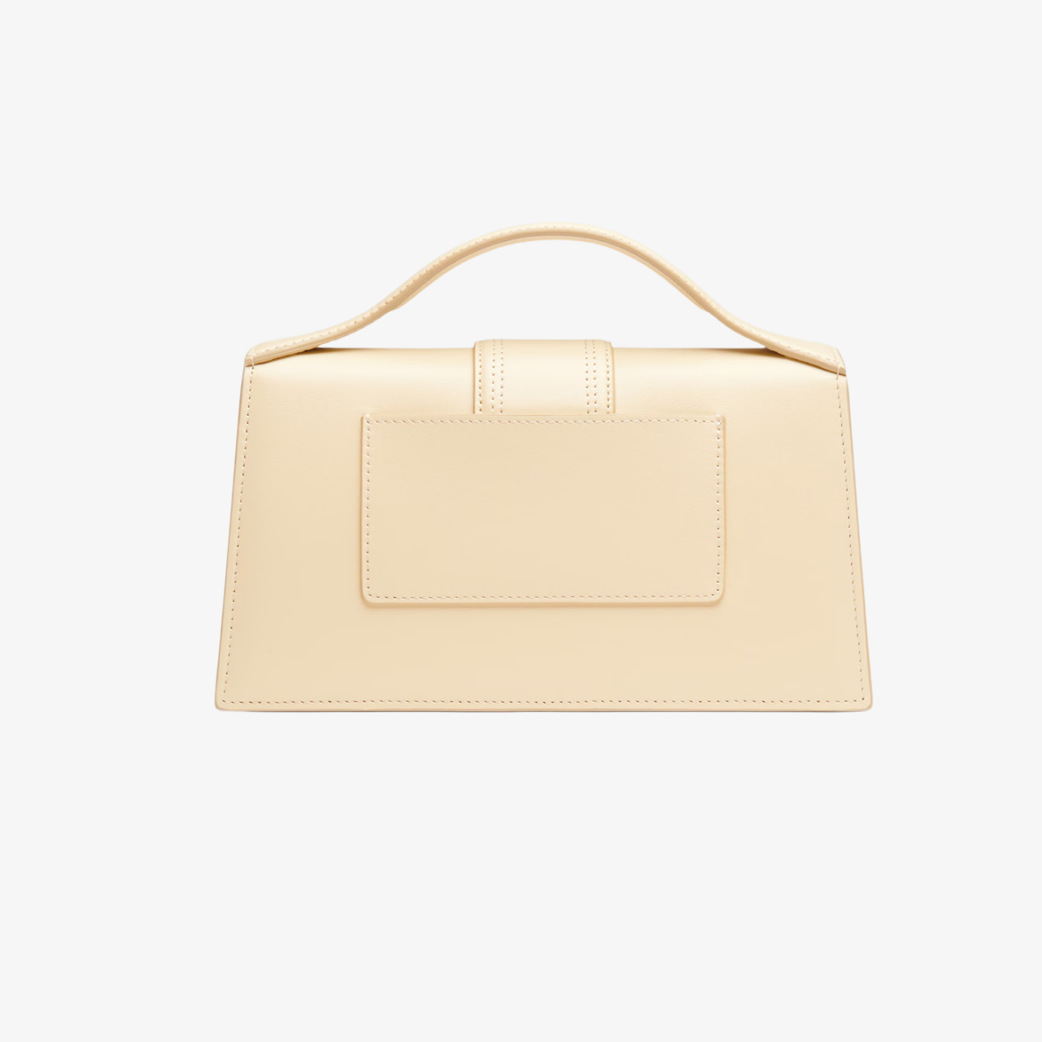 Geanta Jacquemus Le Grand Bambino "Ivory Pelle Lucida"