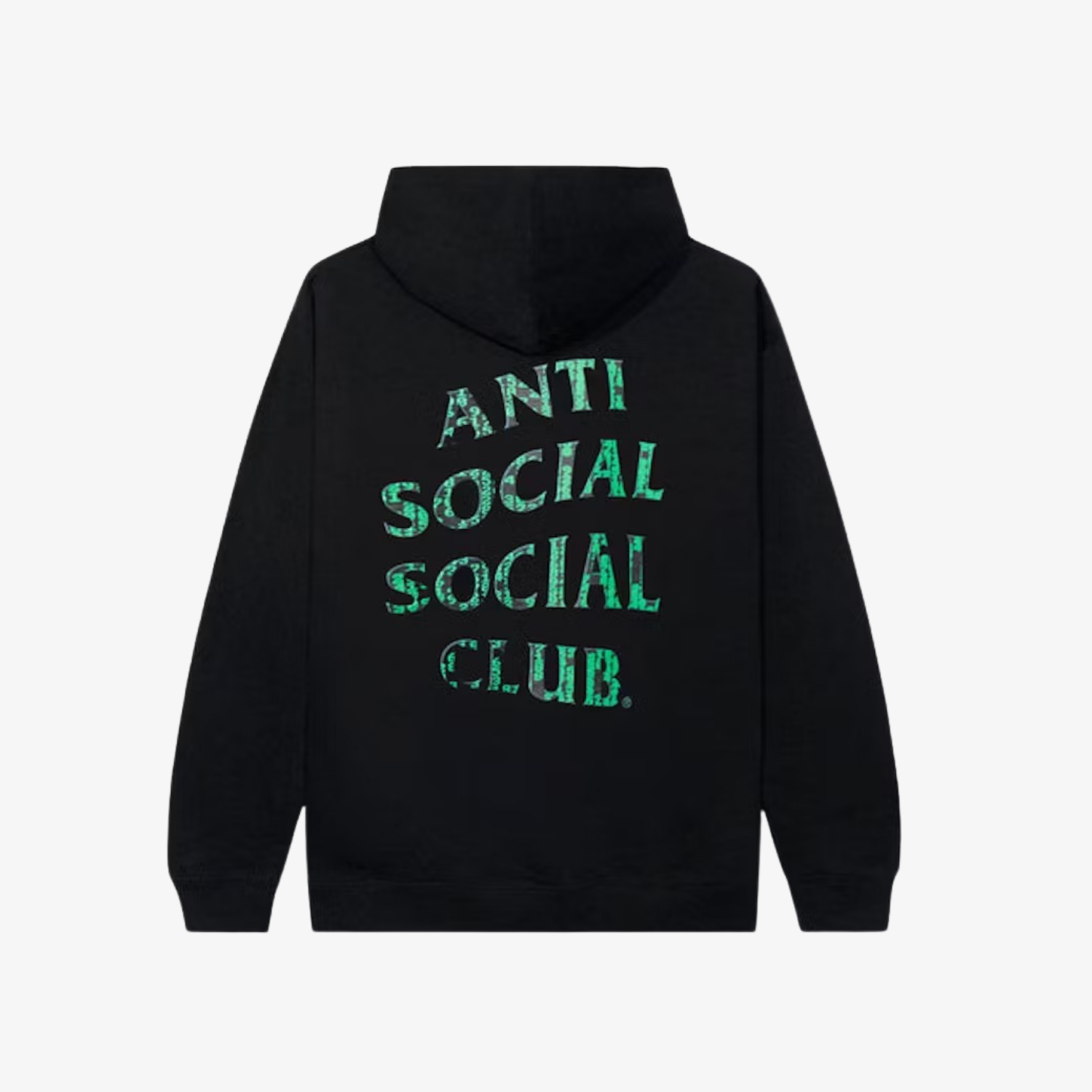 Hanorac Anti Social Social Club "Glitch Black Green"
