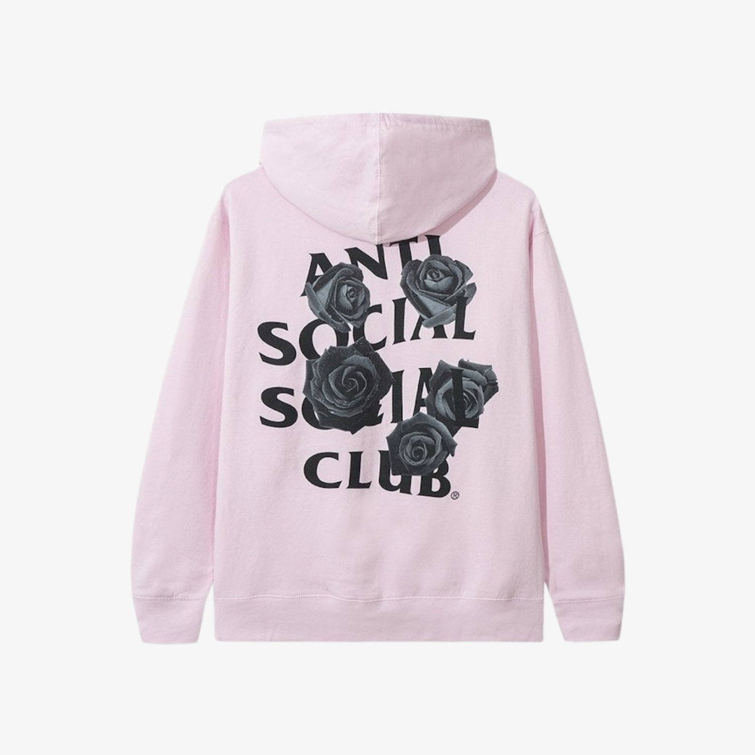 Hanorac Anti Social Social Club "Pink Grey Rose"