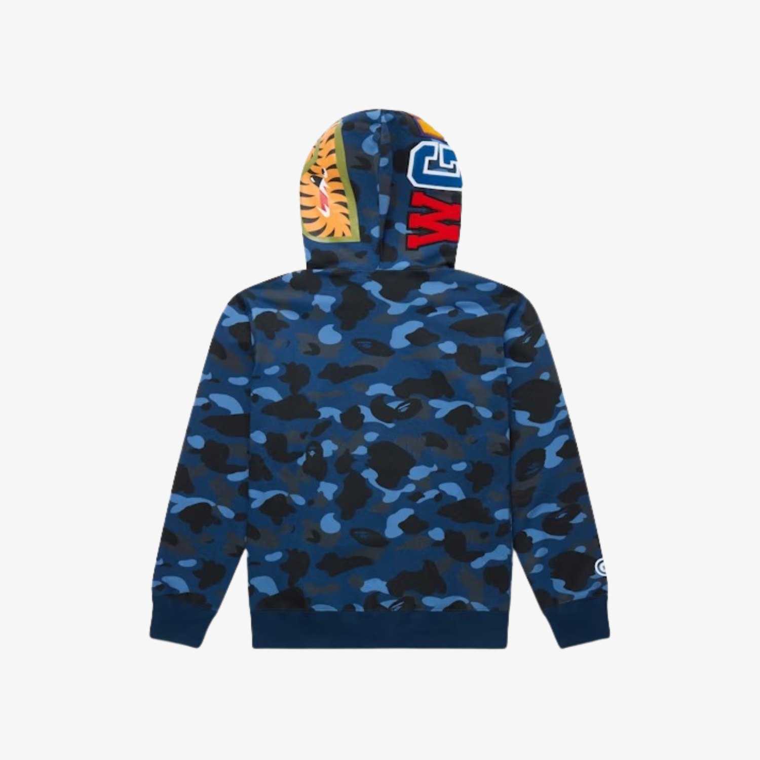 Hanorac Bape Shark Full Zip "Blue Camo"