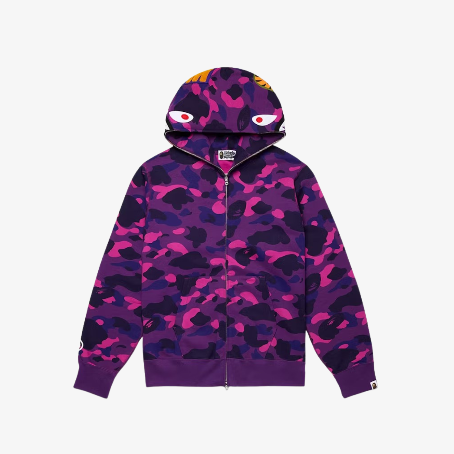 Hanorac Bape Shark Full Zip "Purple Camo"