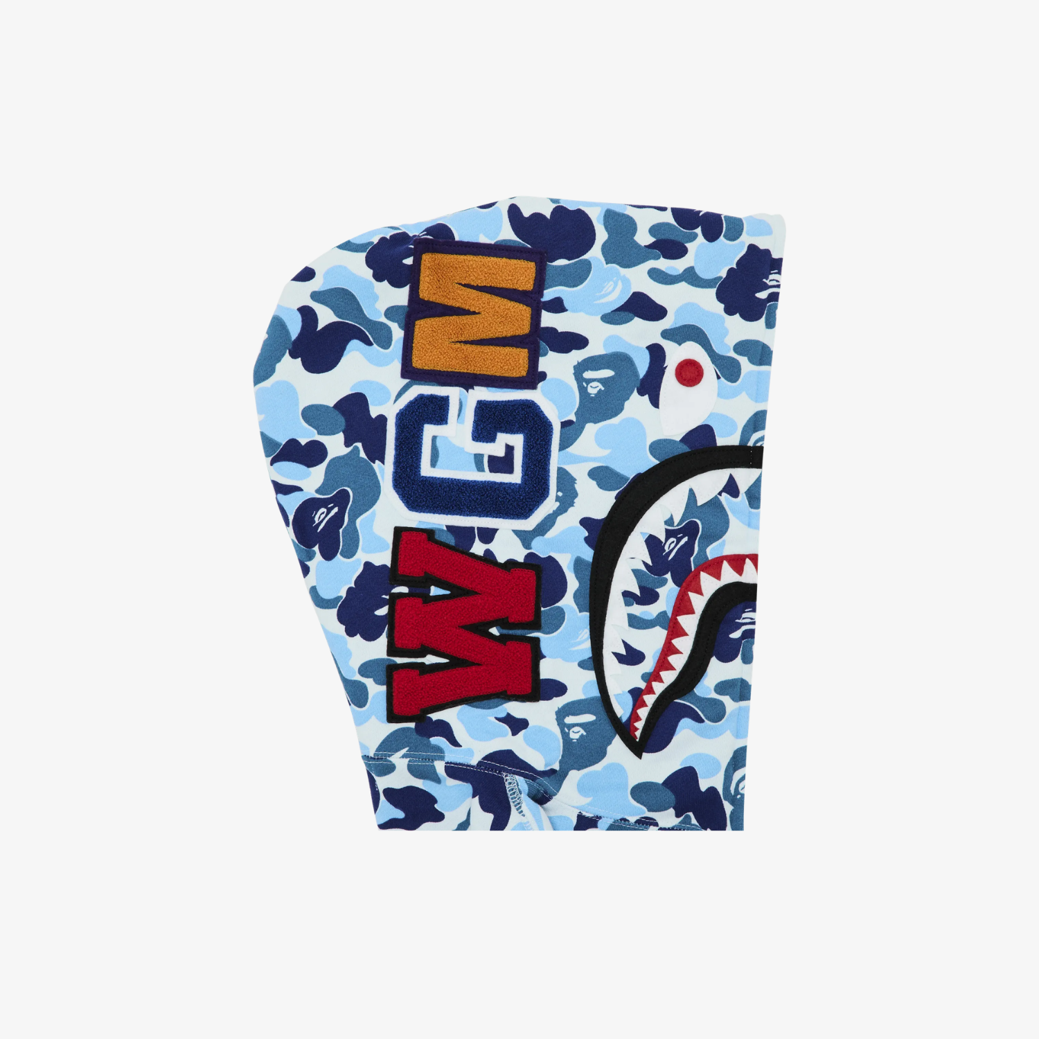 Hanorac Bape Shark Full Zip "Sky Blue Camo"