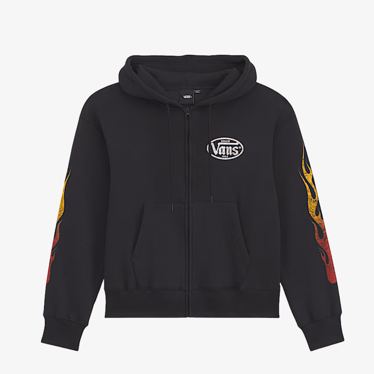 Hanorac Vans Burnin' Up Full Zip "Black"
